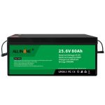 RV/Caravan/UPS/Golf Cart 24V 80Ah এর জন্য 25.6V 80Ah নিরাপত্তা/দীর্ঘ জীবন LFP ব্যাটারি