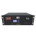 5U ক্যাবিনেট সহ 6000 সাইকেল 48V 100Ah 5Kwh RS48 LiFePo4 সোলার ব্যাটারি