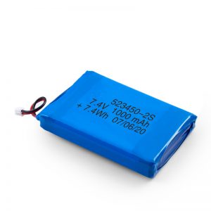 LiPO Rechargeable Battery 523450 3.7V 1000mAH/ 7.4V 1000mAH/3.7V 2000mAH