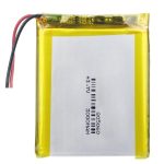 805060 3.7V 3000mAh রিচার্জেবল লিপো পলিমার ব্যাটারি