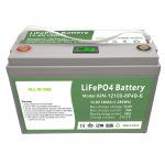 সমস্ত একটি ডিপ সাইকেল 12V100Ah LiFePO4 ব্যাটারি পরিবারের শক্তি সঞ্চয়স্থানের জন্য বুদ্ধিমান বিএমএস সহ