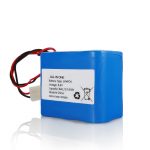 6.4V 12Ah LiFePO4 রিচার্জ লিথিয়াম 26650 32650 সোলার আলোর সংযোগকারী সহ ব্যাটারি প্যাক